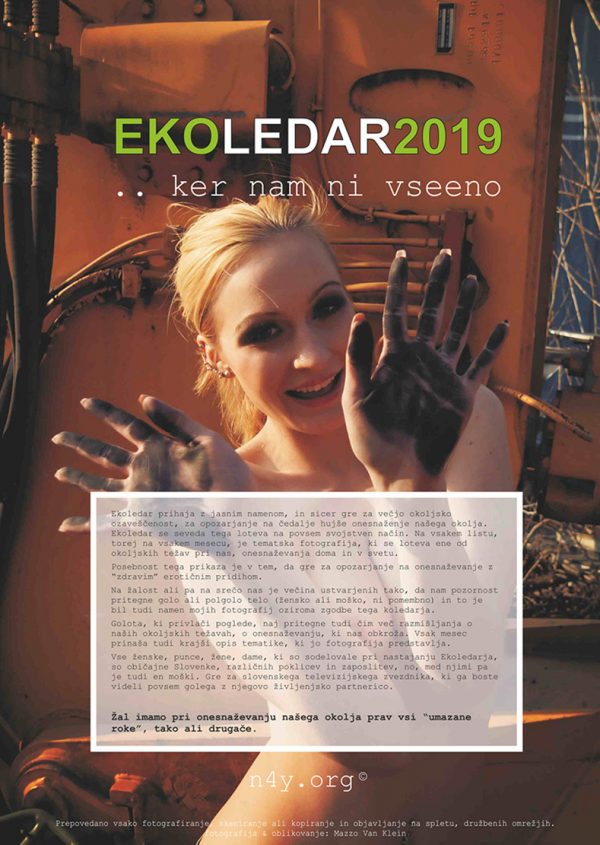 EKOledar - okoljevarstveni erotični slovenski koledar